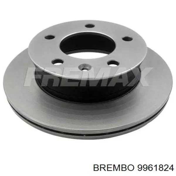 9961824 Brembo диск гальмівний передній