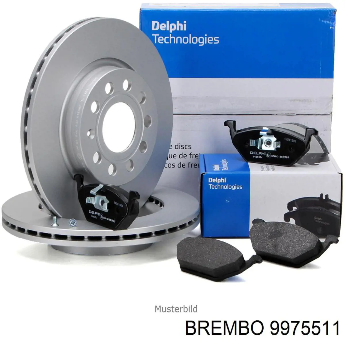 Гальмівні диски передні 9975511 Brembo