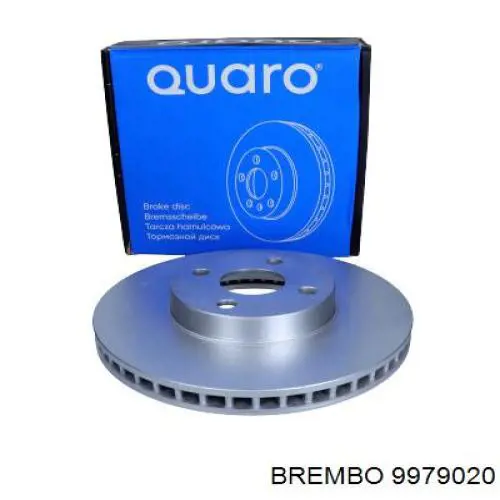 9979020 Brembo диск гальмівний передній