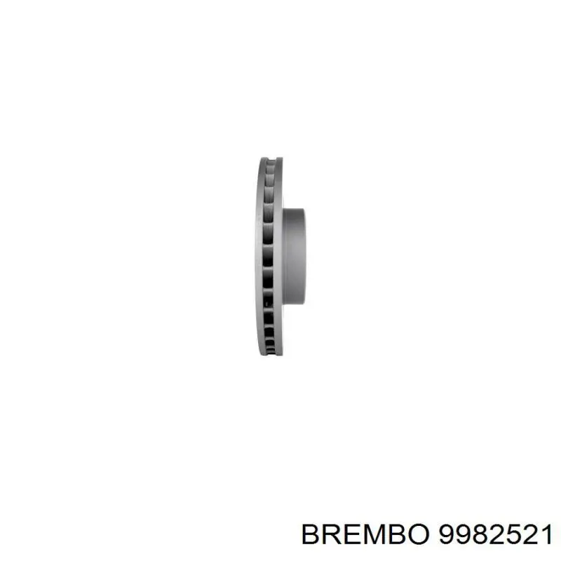 9982521 Brembo диск гальмівний передній