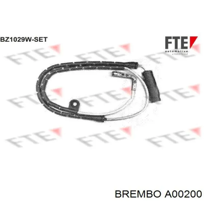 Купити A00200 Brembo Датчик зносу гальмівних колодок