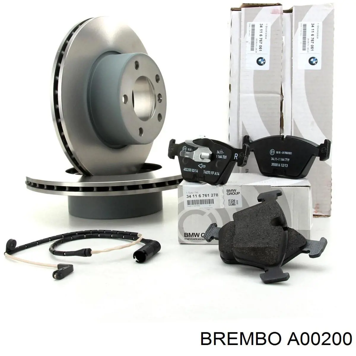 Датчик зносу гальмівних колодок, передній Brembo A00200