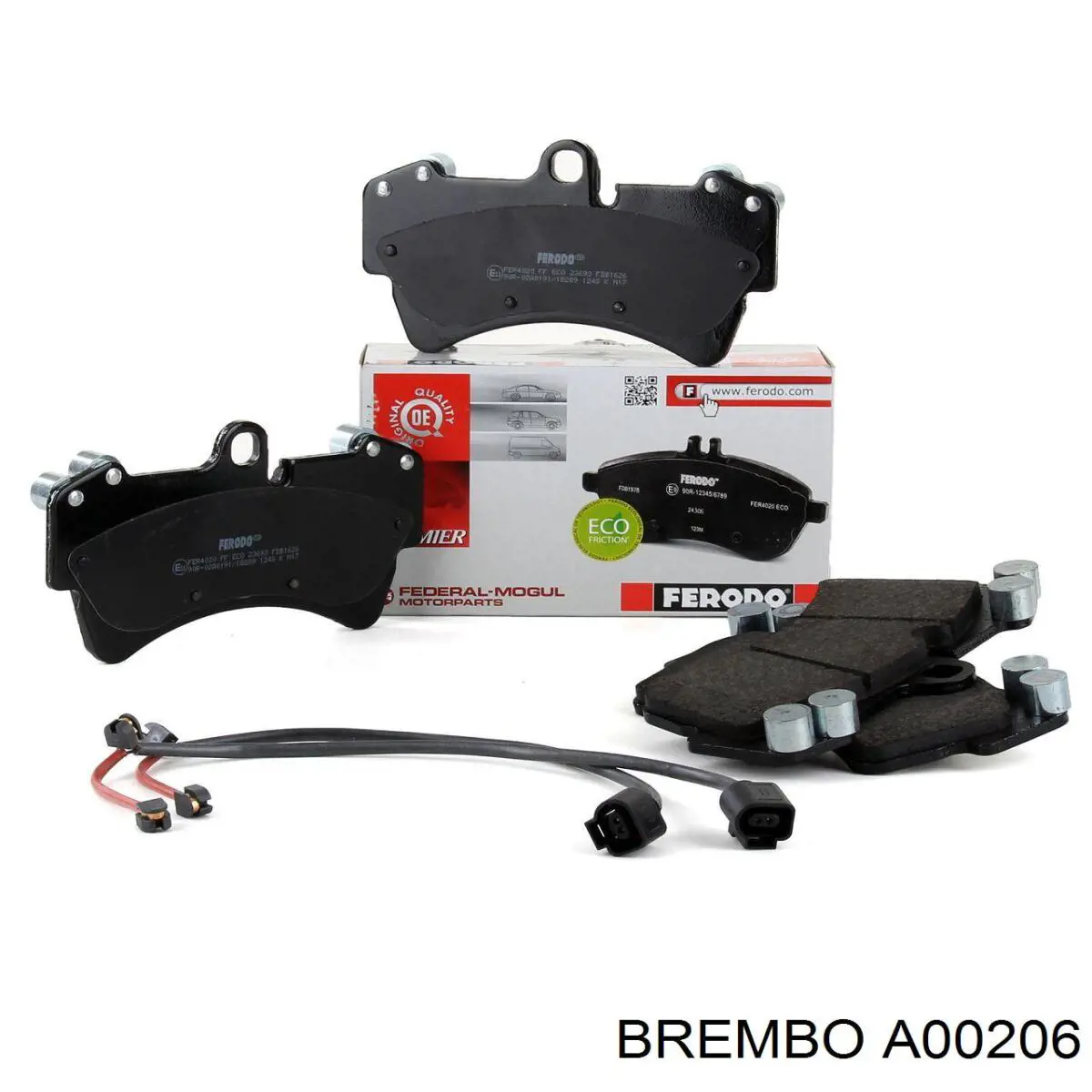 A00206 Brembo датчик зносу гальмівних колодок, передній