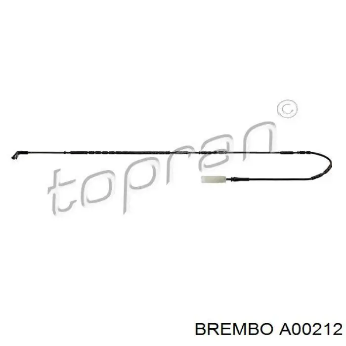 Датчик зносу гальмівних колодок, задній Brembo A00212 ціна, від 8.99 USD
