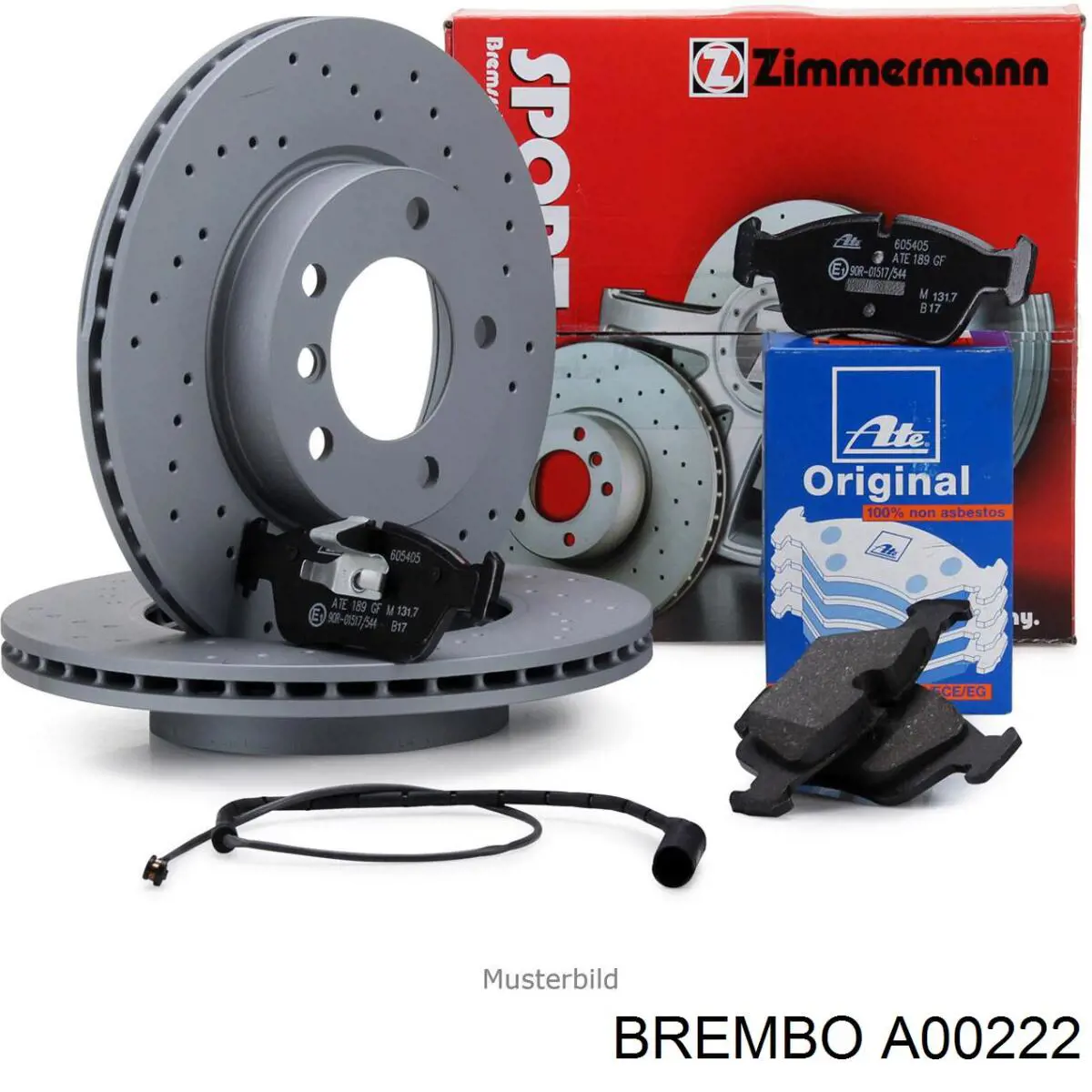 Сигналізатор знос гальмівних колодок Brembo A00222 ціна, від 7.35 USD