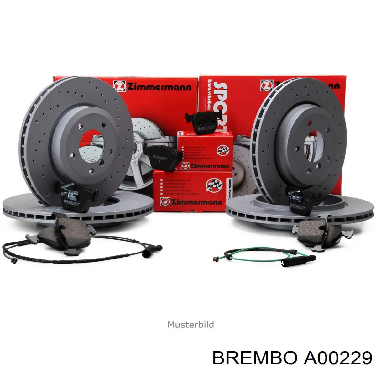 Датчик зносу гальмівних колодок, задній A00229 Brembo