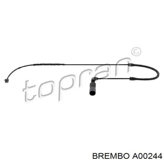Датчик зносу гальмівних колодок, задній Brembo A00244 ціна, від 7.83 USD