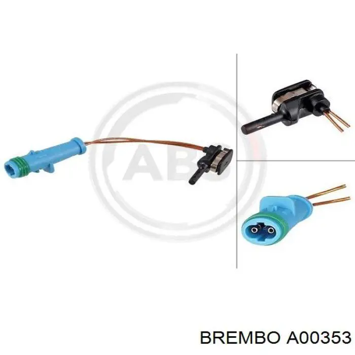 Сигналізатор знос гальмівних колодок Brembo A00353 ціна, від 4.69 USD
