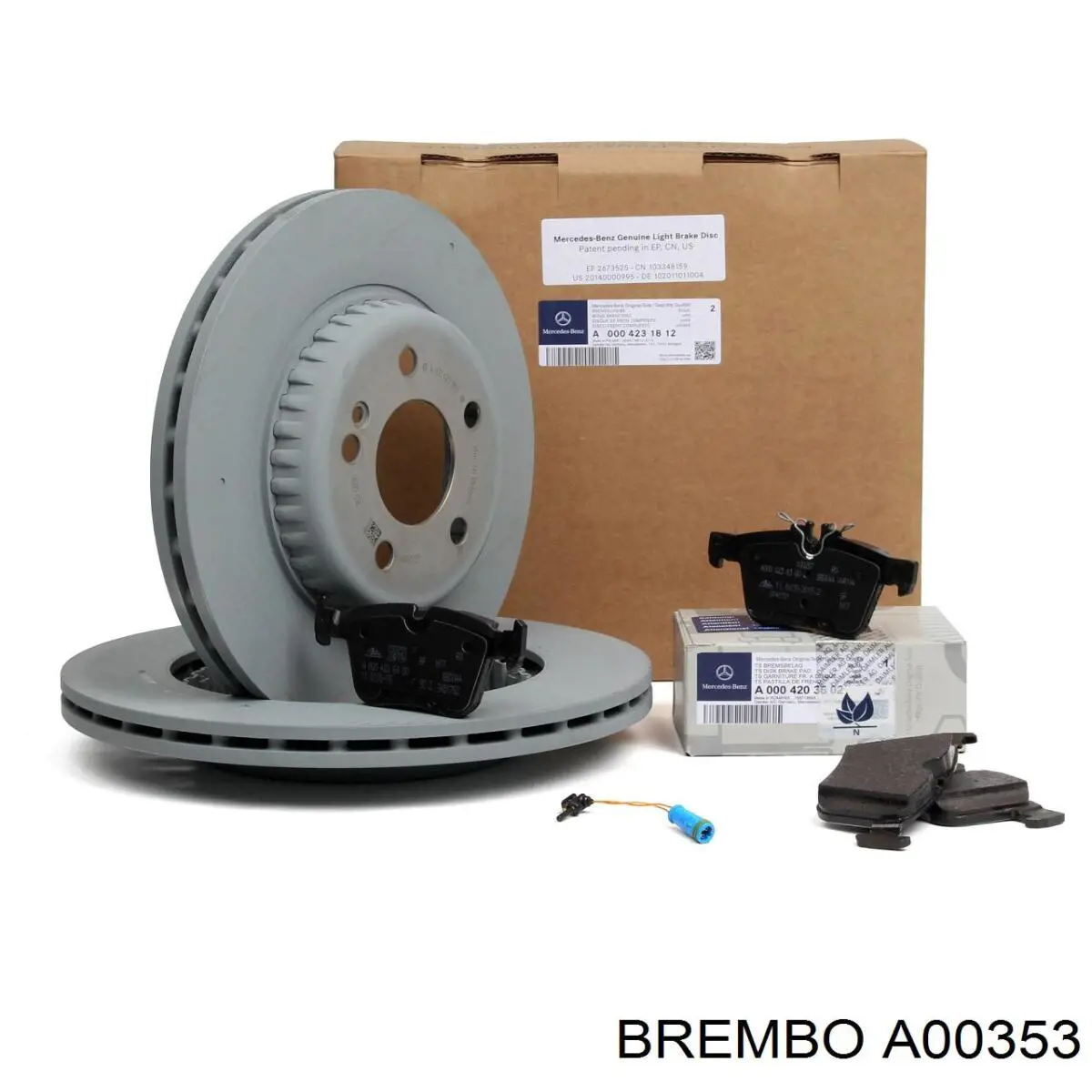 Датчик зносу гальмівних колодок, передній A00353 Brembo
