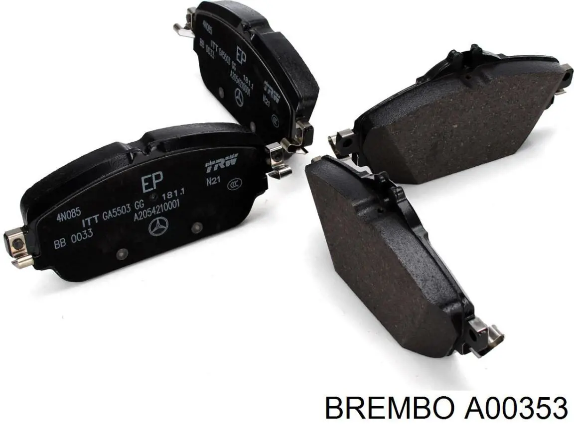 Датчик зносу гальмівних колодок, передній A00353 Brembo