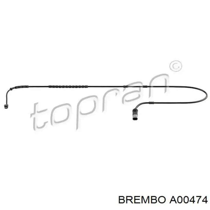 Купити A00474 Brembo Датчик зносу гальмівних колодок, задній