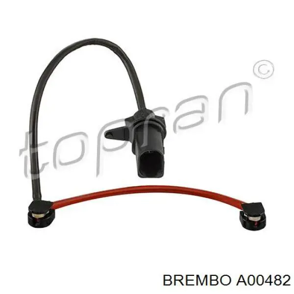 A00482 Brembo Датчик зносу гальмівних колодок, передній лівий