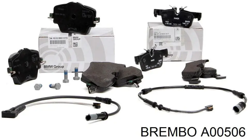 Датчик зносу гальмівних колодок, передній лівий A00506 Brembo