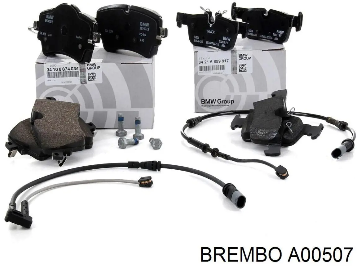 Датчик зносу гальмівних колодок, задній Brembo A00507 ціна, від 12.74 USD