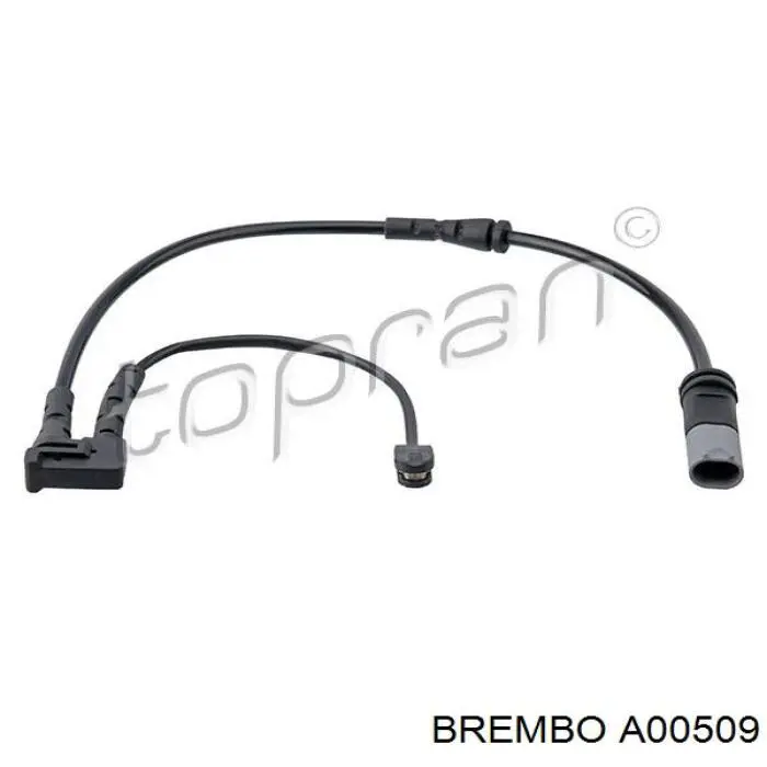 A00509 Brembo Датчик зносу гальмівних колодок