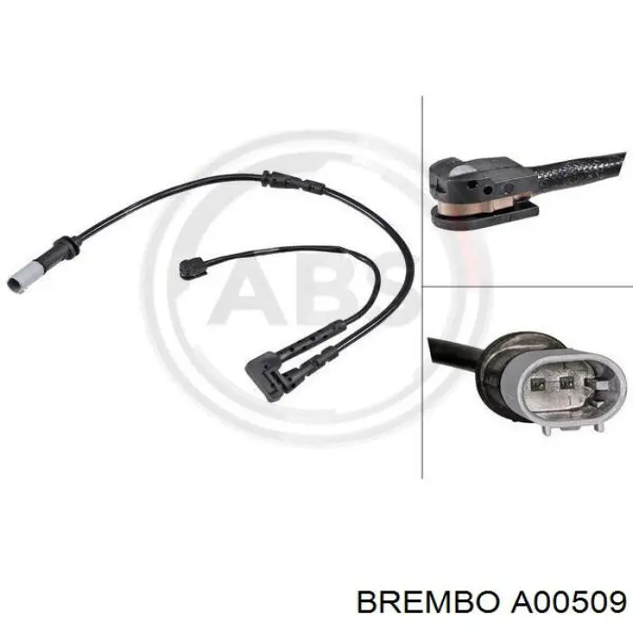 Купити A00509 Brembo Сигналізатор знос гальмівних колодок