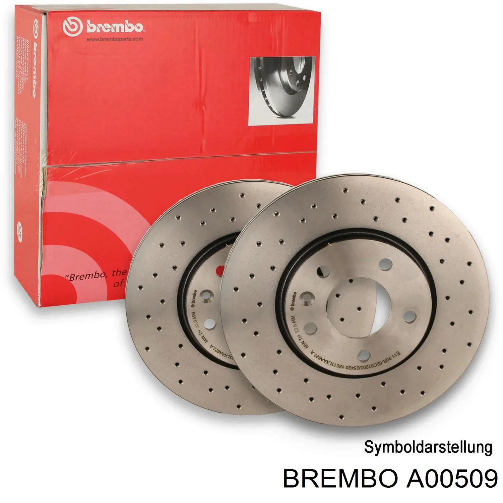 Датчик зносу гальмівних колодок, передній Brembo A00509 ціна, від 13.37 USD