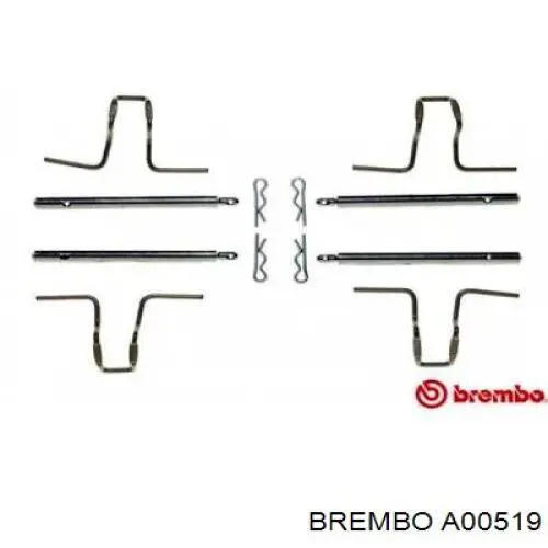 A00519 Brembo Датчик зносу гальмівних колодок, передній лівий