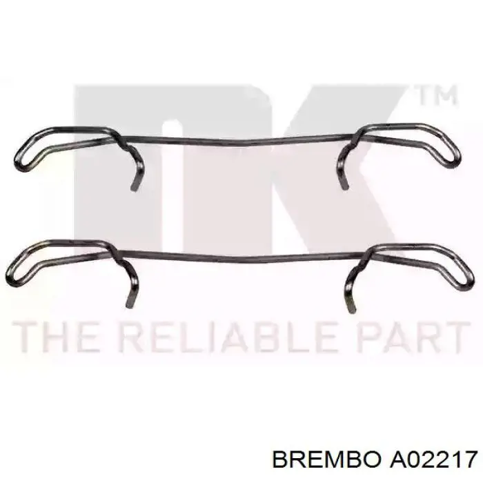 Пружинна засувка супорту Brembo A02217 ціна, від 2.87 USD