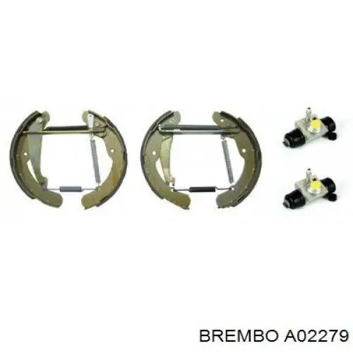 Комплект пружинок кріплення дискових колодок, передніх Brembo A02279 ціна, від 6.15 USD