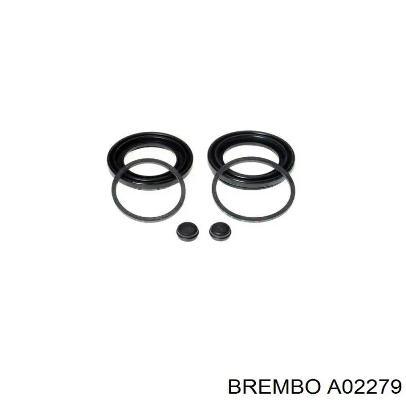 A02279 Brembo Комплект пружинок кріплення дискових колодок, передніх