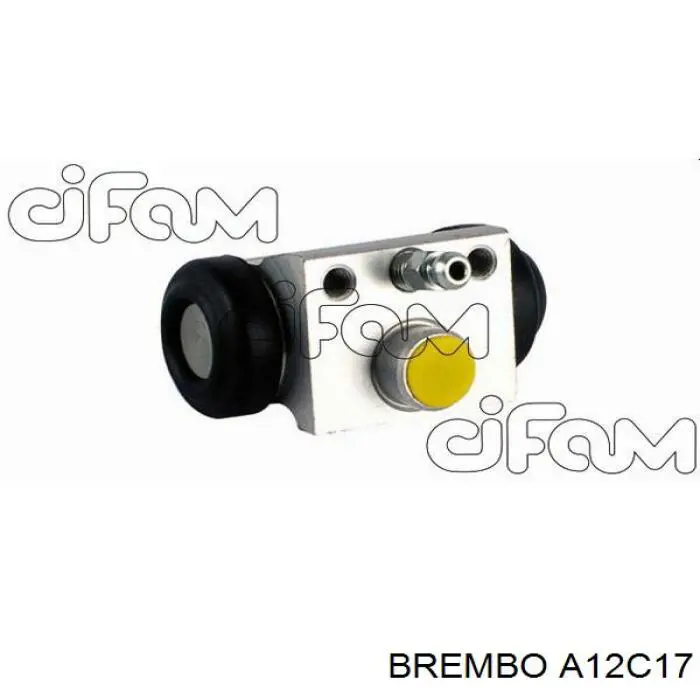 A12C17 Brembo Циліндр гальмівний колісний/робітник, задній
