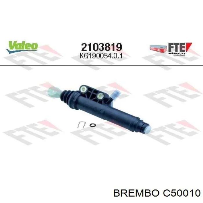 C50010 Brembo Циліндр зчеплення, головний