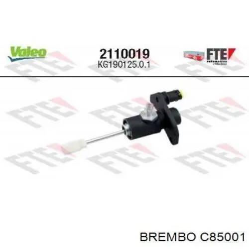 Циліндр зчеплення, головний C85001 Brembo