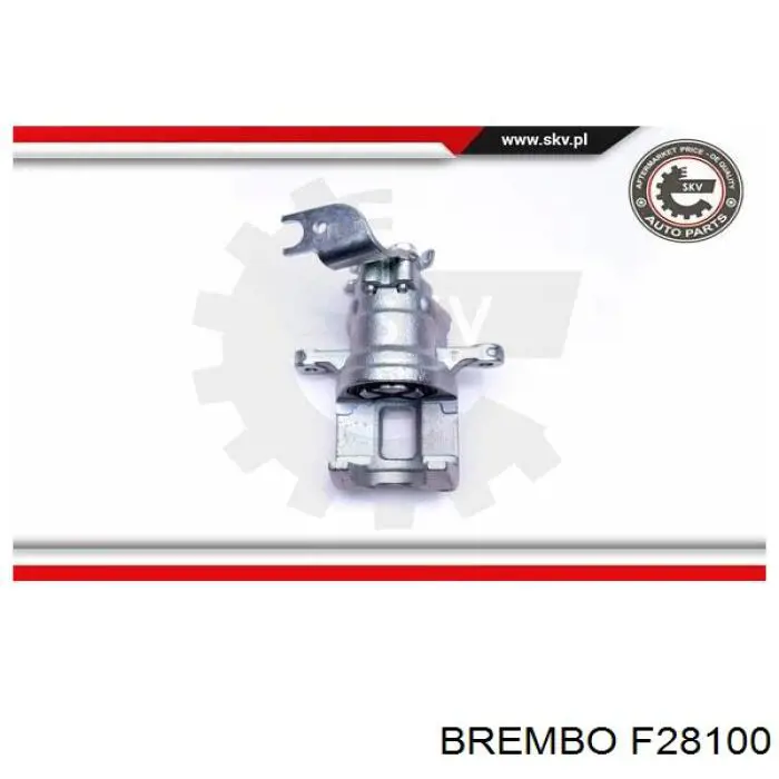 Супорт гальмівний задній лівий F28100 Brembo