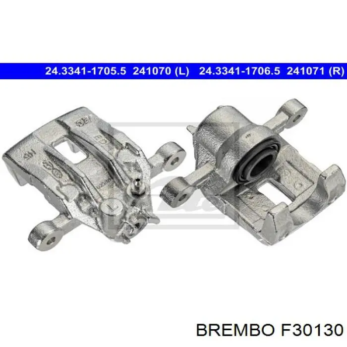 Купити F30130 Brembo Супорт задній лівий