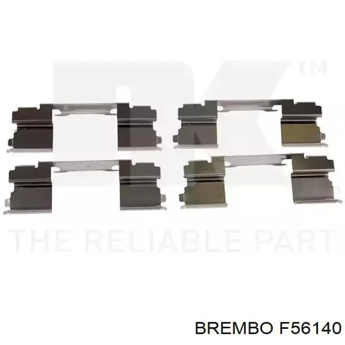 Купити F56140 Brembo Супорт гальмівний передній лівий
