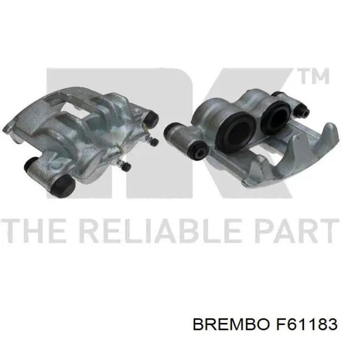 F61183 Brembo супорт гальмівний передній правий