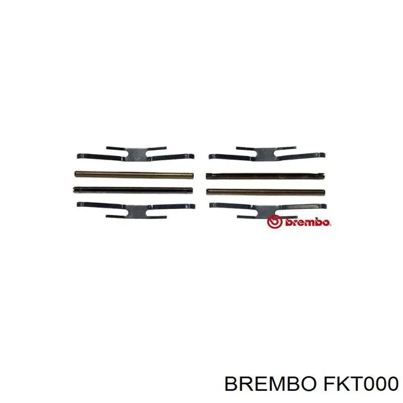 Ремкомплект супорту гальмівного заднього Brembo FKT000 ціна, від 6.77 USD