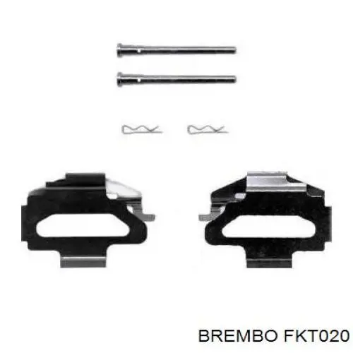 Ремкомплект переднього супорту FKT020 Brembo