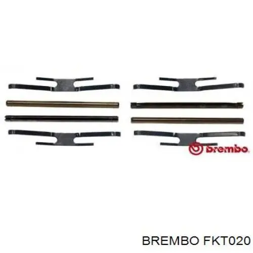 Ремкомплект суппорта гальмівного, переднього Brembo FKT020