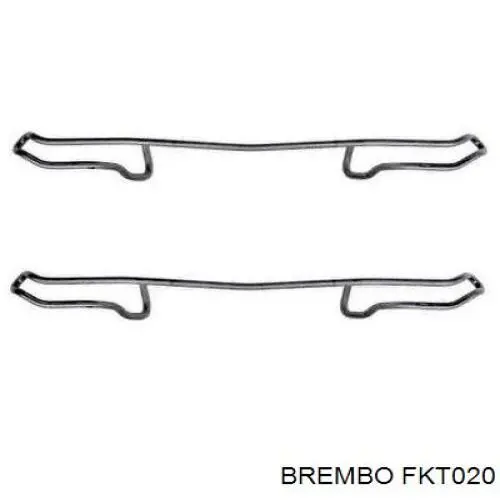 Купити FKT020 Brembo Ремкомплект переднього супорту