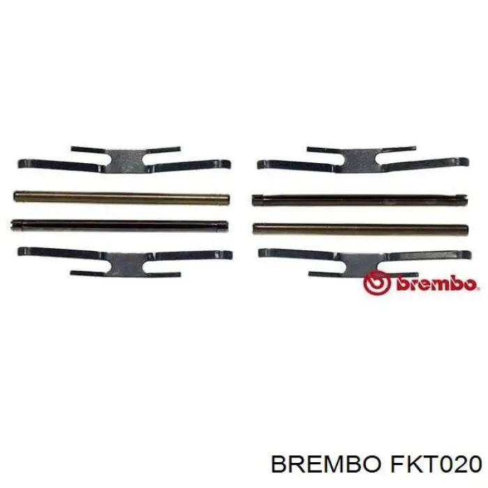 Ремкомплект супорту гальмівного переднього Brembo FKT020 ціна, від 8.38 USD