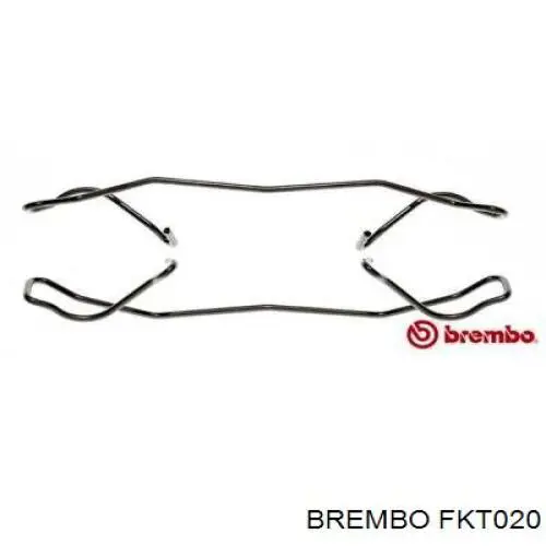 Купити FKT020 Brembo Ремкомплект переднього супорту