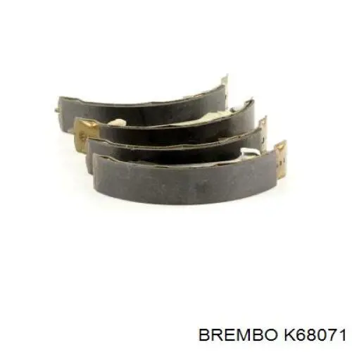 Купити K68071 Brembo Колодки гальмівні задні барабанні, в зборі з циліндруми, комплект
