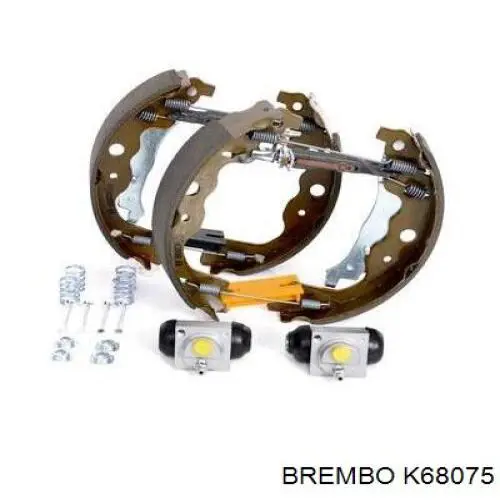 K68075 Brembo Колодки гальмівні задні, барабанні