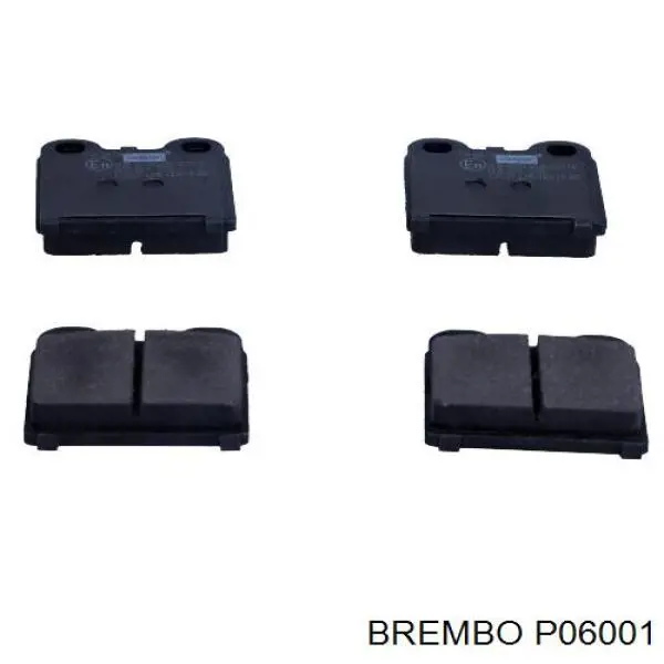 Задні гальмівні колодки P06001 Brembo
