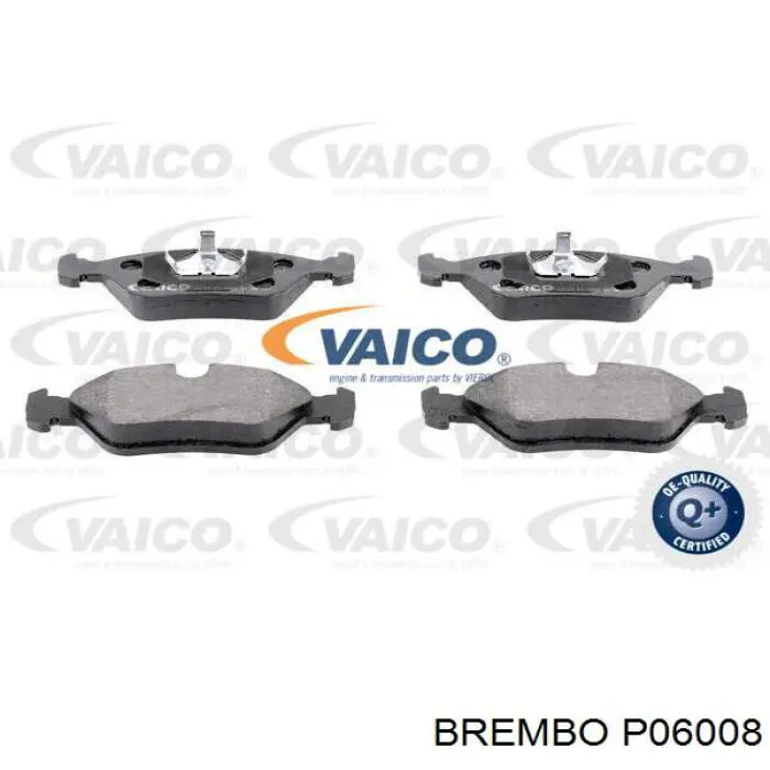 P06008 Brembo колодки гальмівні передні, дискові
