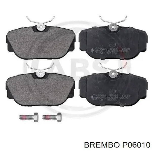 P06010 Brembo колодки гальмівні передні, дискові