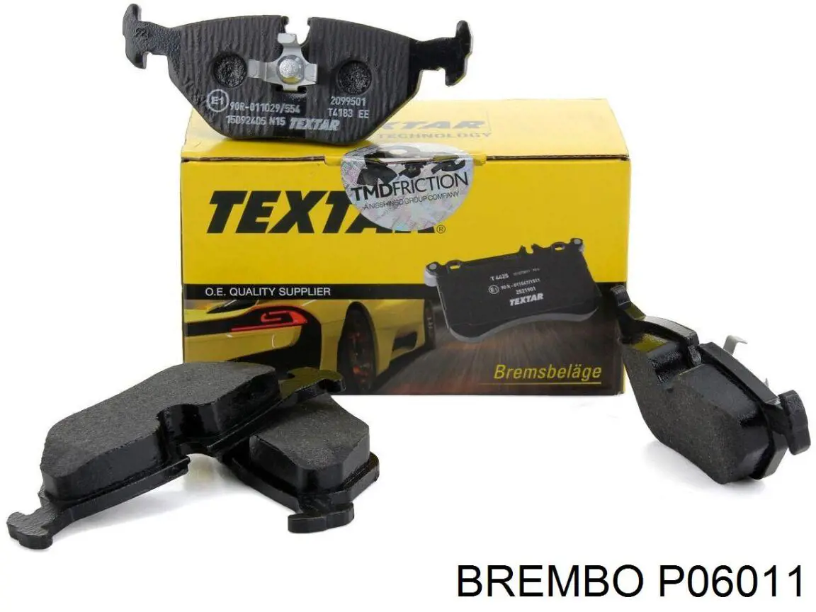 Задні гальмівні колодки Brembo P06011 ціна, від 22.86 USD