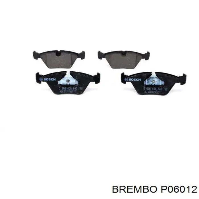 Купити P06012 Brembo Колодки гальмівні передні, дискові
