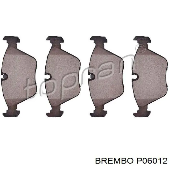 Передні тормозні колодки P06012 Brembo