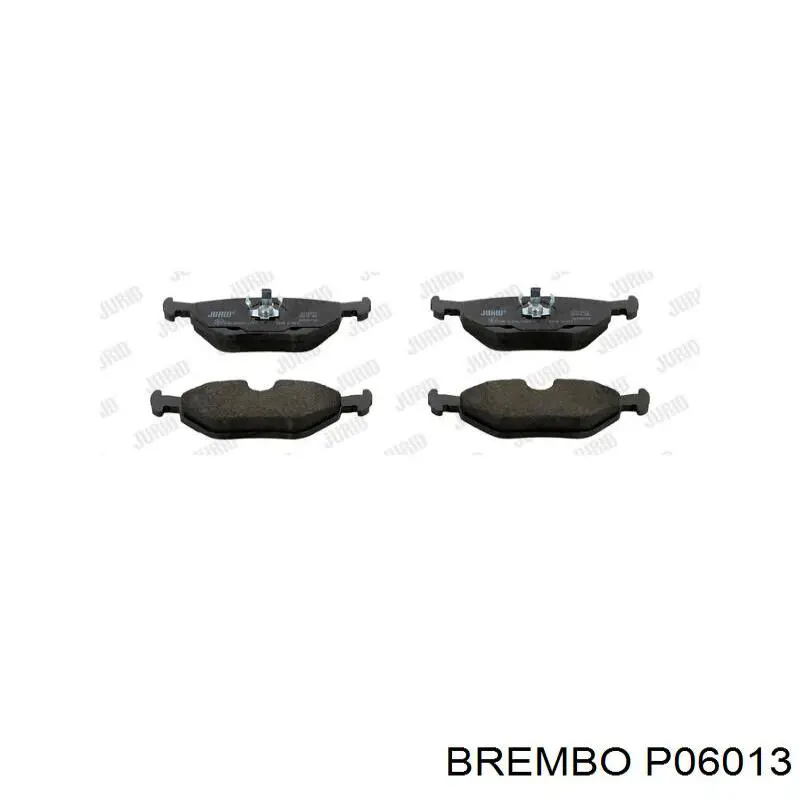 Задні гальмівні колодки P06013 Brembo