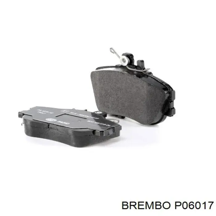 P06017 Brembo колодки гальмівні передні, дискові