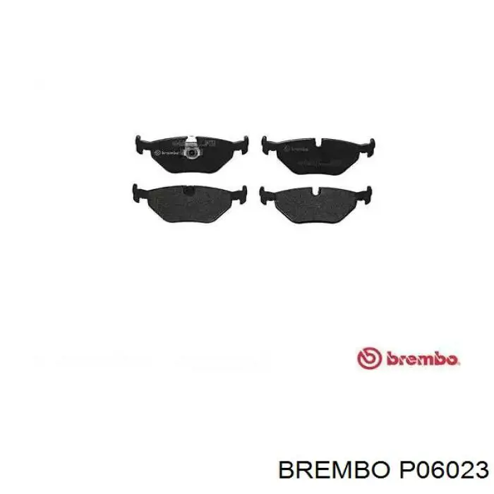 Колодки гальмові задні, дискові P06023 Brembo