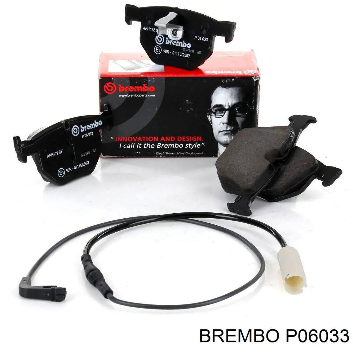 Задні дискові колодки Brembo P06033